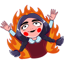 Стикер Эвелина #30 ВКонтакте