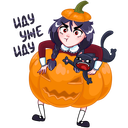 Стикер Эвелина #32 ВКонтакте