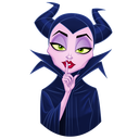 Стикер Малефисента #3 ВКонтакте