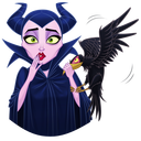 Стикер Малефисента #22 ВКонтакте