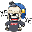 Стикер Скелетоха #1 ВКонтакте