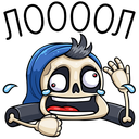 Стикер Скелетоха #3 ВКонтакте