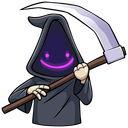 Стикер Скелетоха #19 ВКонтакте