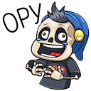 Стикер Скелетоха #41 ВКонтакте