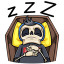 Стикер Скелетоха #43 ВКонтакте