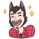 Стикер Оборотень Александр #41 ВКонтакте