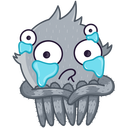 Стикер Паучок Фаззи #5 ВКонтакте