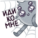 Стикер Паучок Фаззи #20 ВКонтакте